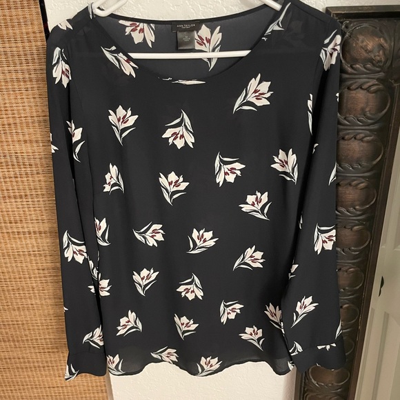 Ann Taylor Tops - Ann Taylor Patterned Work Top